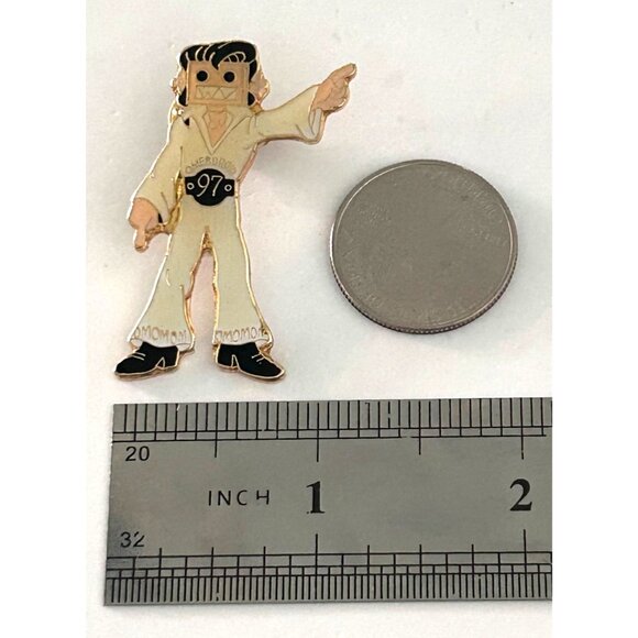 Vintage Odyssey of the Mind Elvis Tennessee Lapel PIn - Picture 2 of 3